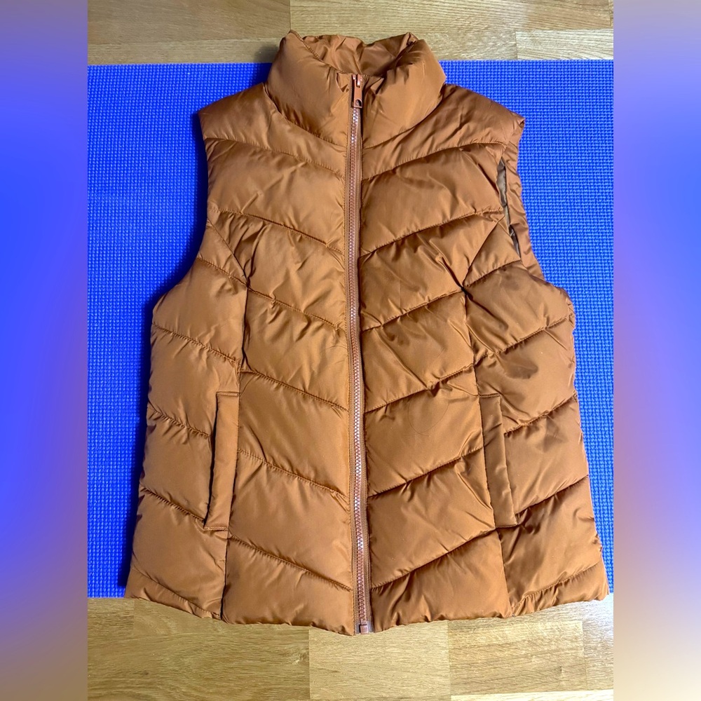 Puffer vest. Great layer for any weather!